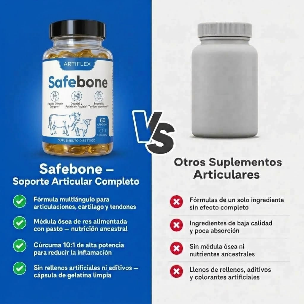 Safebone® — Alivia de forma natural la inflamación de articulaciones para recuperar movimiento cómodo y sin dolor