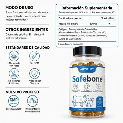Safebone® — Alivia de forma natural la inflamación de articulaciones para recuperar movimiento cómodo y sin dolor